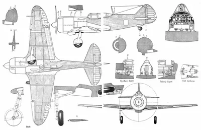 Военный самолет Лавочкина Ла-5 3D Модель $59 - .c4d - Free3D