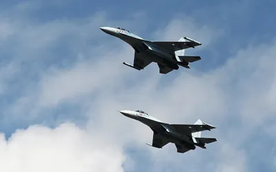 Российские Су-27 сопроводили военные самолеты Франции над Черным морем — РБК