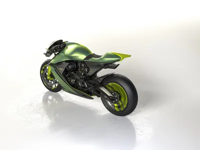 Фото самого совершенного мотоцикла на основе технологий ios