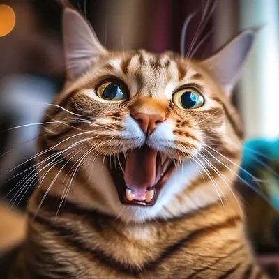 Самый смешной кот в мире 😂» — создано в Шедевруме