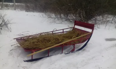 Продажа саней-розвальней для лошади с креплением под снегоход в  Санкт-Петербурге