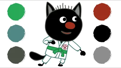 Раскраска Сажик | Раскраски из мультфильма Три кота. Раскраски Три кота  скачать для детей