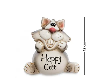 Счастливый кот с колбасой в виде сердца Stock Vector | Adobe Stock