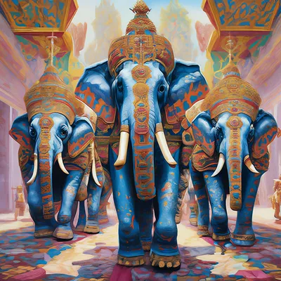 Семь слонов» — создано в Шедевруме