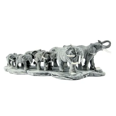 Сувенир Слон (№4) из набор 7 слонов 4433 купить в 55опторг (АВ30184-4) по  цене 125 руб.