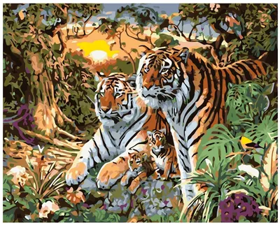 Пазл Castorland Семья тигров 180 деталей купить по цене 359 ₽ в  интернет-магазине Детский мир