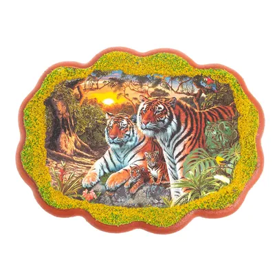 Раскраска семья тигров. Раскраска семья тигров. Бесплатно найти раскраску.