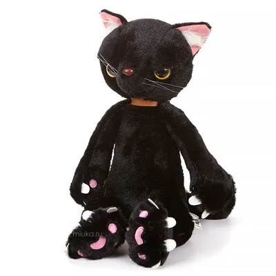 Игрушка для кошек мягкая \"Сердитый кот с хвостом из перьев\" — купить в  интернет-магазине Shelby-Shop.ru