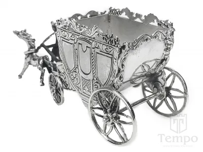 Великолепная Серебряная карета - выбирайте изображение в png формате!