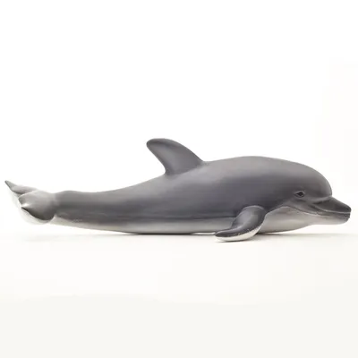 Plush Stuffed Animal Grey Dolphin - MuzeMerch