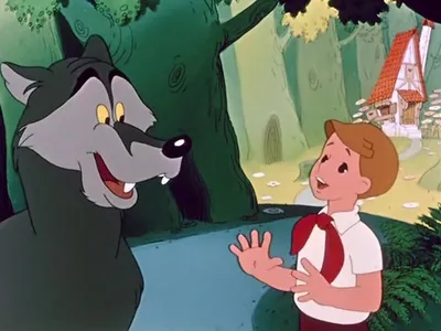 Бесплатные фото серого волка из сказки Петя и волк