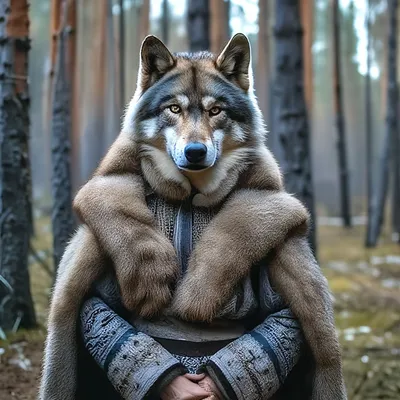 Фотография Серый волк в формате jpg для лучшей передачи цветов