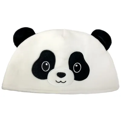 Объемная махровая шапка-панда с двигающимися ушками ТВОЕ 48334387 купить за  468 ₽ в интернет-магазине Wildberries