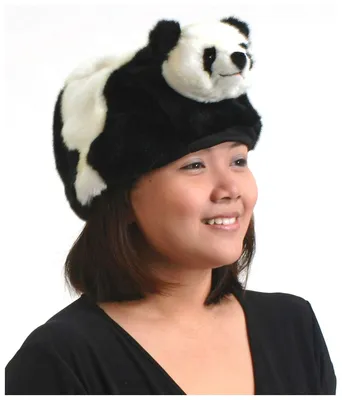 Зимняя шапка -панда \"Горошинка\" - Все в ажуре... (вязание крючком) - Страна  Мам