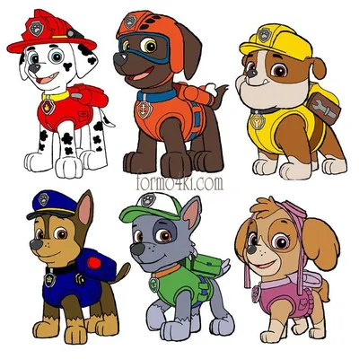 щенячий патруль герои вектор - Поиск в Google | Детские мероприятия,  Рисунок собаки, Детские раскраски