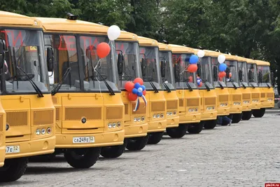 Школьные автобусы отправились в районы