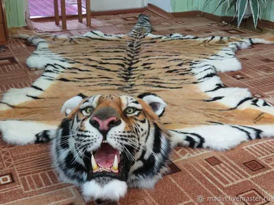 Шкура амурского тигра (реплика – заказать на Ярмарке Мастеров – FGSRZRU |  Ковры, Плавск
