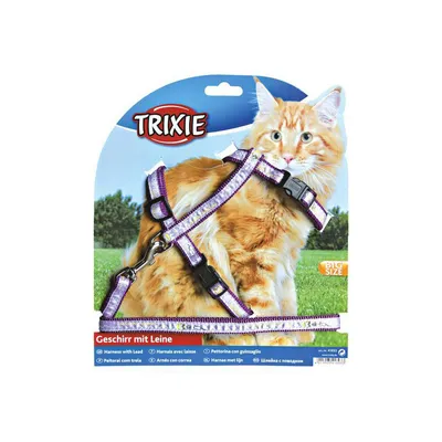 Купить Шлейка с поводком для крупных котов TRIXIE Зоотовары в Одессе