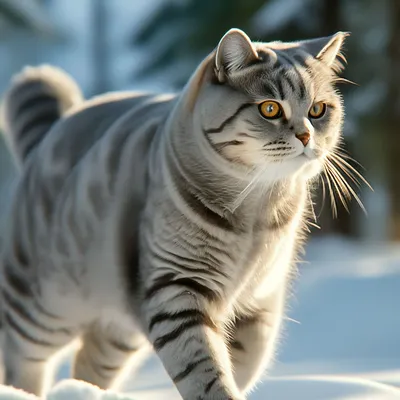 Шотландский кот милый самый красивый…» — создано в Шедевруме