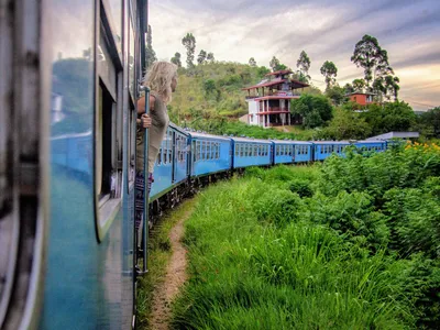 Этот невероятный снимок парочки, целующейся с поезда в Элле, Шри-Ланка,  обязательно станет бестселлером🚂🌴💐 ⠀ Согласен? Ставь… | Instagram