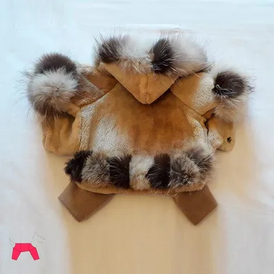 Шуба для собаки, натуральный мех с капюшоном со съемными штанишками, купить  в интернет-магазине Лохматая мода