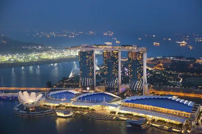 Marina Bay Sands - Отель Марина Бей, Сингапур