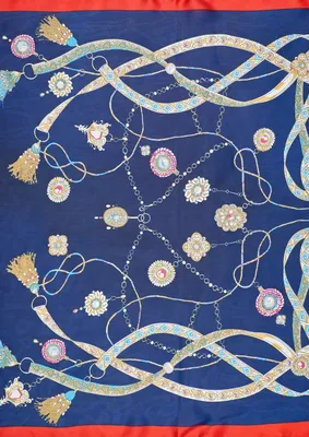 Синий платок: загадочная картина сказочного мира