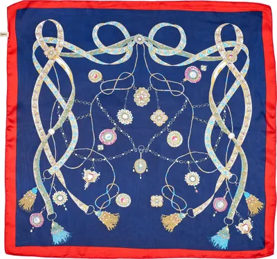 Фэнтезийный синий платок в формате webp: скачать бесплатно