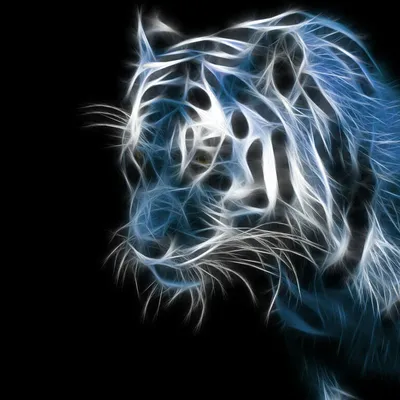 синий тигр-монстр иллюстрация вектора. иллюстрации насчитывающей  естественно - 276609781