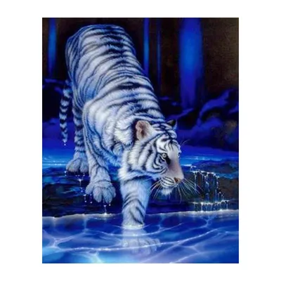 Синий тигр (64 фото) - красивые фото и картинки pofoto.club