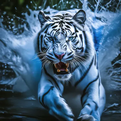 Синий тигр by Инна on Dribbble