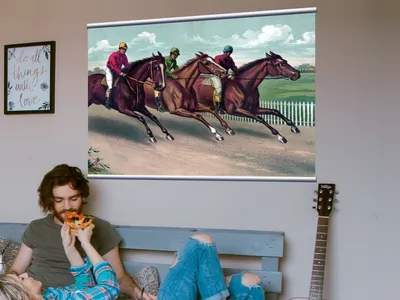 Эдгар Дега - Скаковые лошади в Лоншан, 1875, 41×33 см: Описание  произведения | Артхив