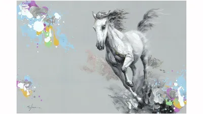 Алмазная мозаика, 20х30 см, на подрамнике, \"Сказочная лошадь\" – купить  оптом в интернет-магазине optom-k.com