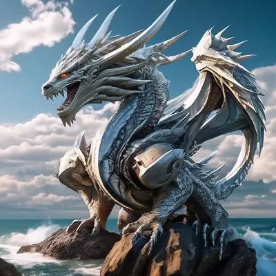 Великолепное изображение сказочного дракона