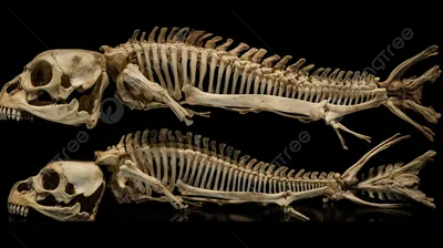 Скелет рыбы прикольный рисунок - 61 фото