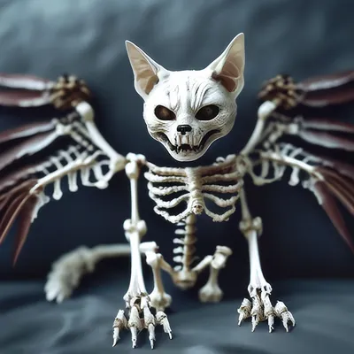 Скелет кота» — создано в Шедевруме