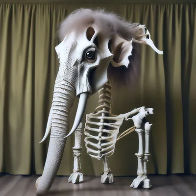 Картинки скелет слона - 73 фото