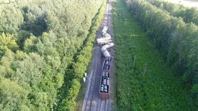 Между Калмыкией и Дагестаном грузовой поезд сошел с рельсов - РИА Новости,  24.07.2022