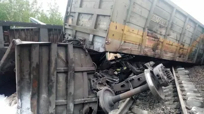 В Забайкалье более 30 грузовых вагонов сошли с рельсов - РИА Новости,  15.07.2021