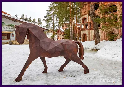 Фигура \"Лошадь в прыжке\" 25 см – купить сувениры, подарки и предметы  интерьера с доставкой по России