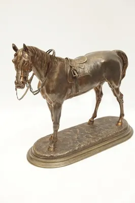 Скульптура «Конь» - Старинная Бронза купить в Москве | rus-gal.ru