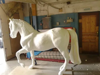 Скульптура из пластилина лошадь с …» — создано в Шедевруме