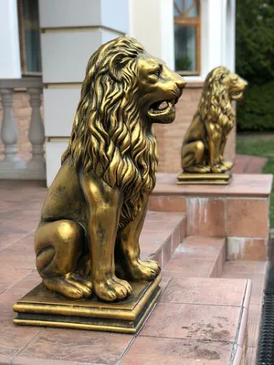 Скульптура льва фото 