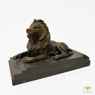 Скульптура льва 001