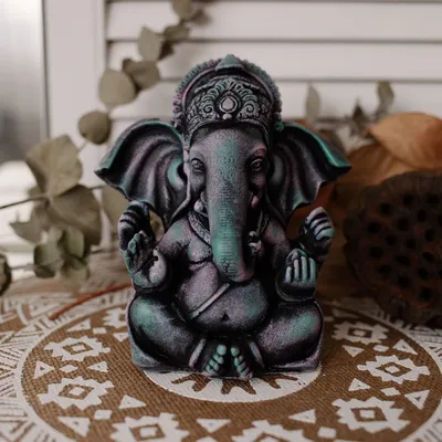 AAAA-C1529-60x80 Ганеша Индийский слон Мифология Индия 60х80 Раскраска  картина по номерам на холсте недорого купить в интернет магазине в  Краснодаре , цена, отзывы, фото