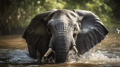 Молодой слон с бивнями стоковое фото. изображение насчитывающей гулять -  112063594