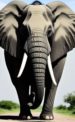 большой слон с длинными бивнями плывет по воде, Африканский слон в воде, Hd  фотография фото, вода фон картинки и Фото для бесплатной загрузки