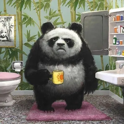 Смешной медведь панды Комичный молодой медведь панды на дереве Лежа милая  молодая расшива гигантской панды подавая подавая дерева Стоковое  Изображение - изображение насчитывающей востоковедно, фарфор: 75944903
