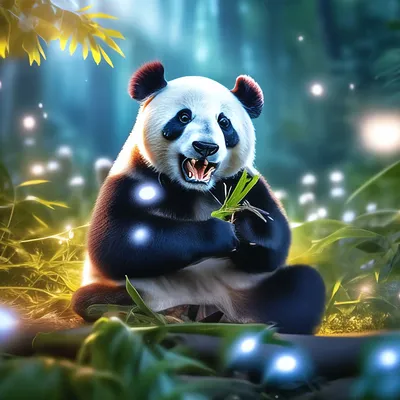 Картина \"Смешная панда\", сухая пастель в интернет-магазине на Ярмарке  Мастеров | Картины, Смоленск - доставка по России. Товар продан.