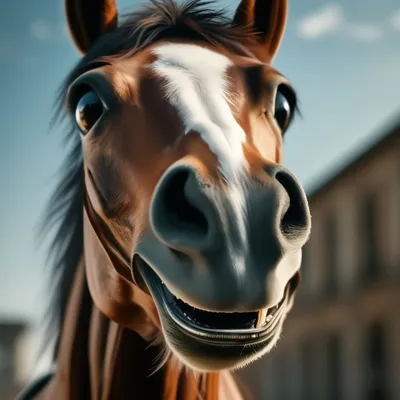 Смешные фото коней фотографии